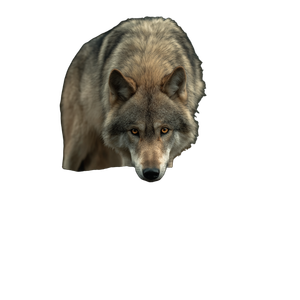 Wolf'S Reflection Vinyl Car Decal Sticker – Waterproof & UV-Resistant 3.4133333333333336"