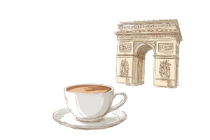 Coffee In France Vinyl Car Decal Sticker – Waterproof & UV-Resistant 2.986666666666667"