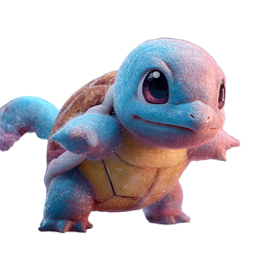 Squirtle Vinyl Car Decal Sticker – Waterproof & UV-Resistant 3.4133333333333336"