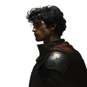 Young Knight Arthur Vinyl Car Decal Sticker – Waterproof & UV-Resistant 3.4133333333333336"