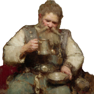 Dwarf Drinking Ale V2 Vinyl Car Decal Sticker – Waterproof & UV-Resistant 6.826666666666667"