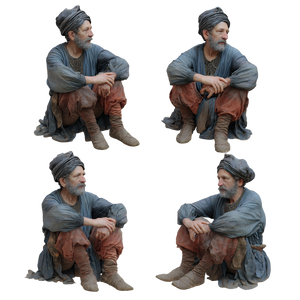 Medieval Villager V2 Vinyl Car Decal Sticker – Waterproof & UV-Resistant 6.826666666666667"
