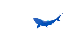 Blue Ethereal Shark Vinyl Car Decal Sticker – Waterproof & UV-Resistant 2.72" Blue Ethereal Shark Vinyl Car Decal Sticker – Waterproof & UV-Resistant 2.72"
