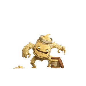 Mayonnaise Golem Vinyl Car Decal Sticker – Waterproof & UV-Resistant 3.4133333333333336"