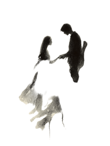 Ghostly Farewell Dance Vinyl Car Decal Sticker – Waterproof & UV-Resistant 4.1066666666666665"