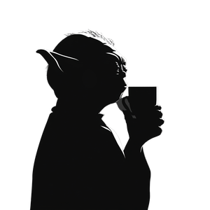 Yoda Head Silhouette Vinyl Car Decal Sticker – Waterproof & UV-Resistant 3.4133333333333336"