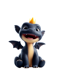 Baby Dino Mascot Vinyl Car Decal Sticker – Waterproof & UV-Resistant 8.213333333333333"