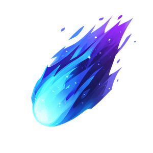 Meteor Game Icon Vinyl Car Decal Sticker – Waterproof & UV-Resistant 3.4133333333333336"