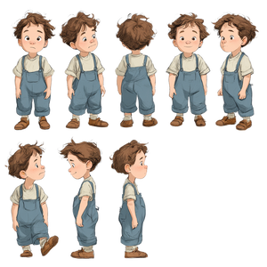 Boy Character Vinyl Car Decal Sticker – Waterproof & UV-Resistant 3.4133333333333336"