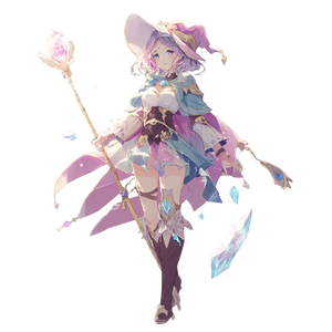 Anime Mage V4 Vinyl Car Decal Sticker – Waterproof & UV-Resistant 3.4133333333333336"