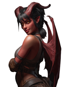 Mischievous Tiefling V2 Vinyl Car Decal Sticker – Waterproof & UV-Resistant 4.1066666666666665" Mischievous Tiefling V2 Vinyl Car Decal Sticker – Waterproof & UV-Resistant 4.1066666666666665"