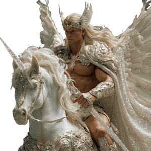 Majestic Winged Warrior Vinyl Car Decal Sticker – Waterproof & UV-Resistant 3.4133333333333336"