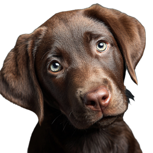 Chocolate Lab V2 Vinyl Car Decal Sticker – Waterproof & UV-Resistant 6.826666666666667"