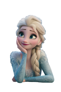 Elsa Smiling V3 Vinyl Car Decal Sticker – Waterproof & UV-Resistant 4.4