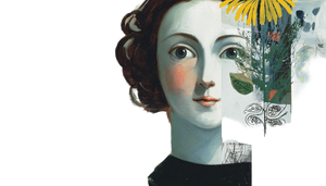 Floral Artistic Portrait Vinyl Car Decal Sticker – Waterproof & UV-Resistant 2.773333333333333