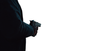 Gunman In Villa Vinyl Car Decal Sticker – Waterproof & UV-Resistant 2.72"