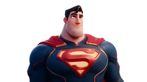 3D Cartoon Superman Vinyl Car Decal Sticker – Waterproof & UV-Resistant 2.72"