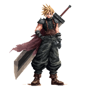 Final Fantasy 7 Vinyl Car Decal Sticker – Waterproof & UV-Resistant 3.4133333333333336"
