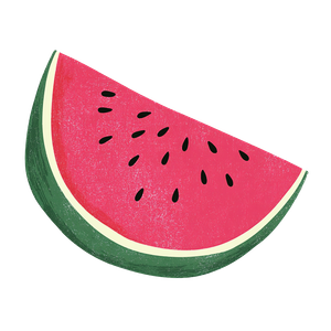 Watermelon Slice Art Vinyl Car Decal Sticker – Waterproof & UV-Resistant 6.826666666666667"