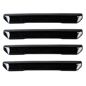 Upgrade to High Visibility | Set Of 4 LED Side Marker Lights for GMC Sierra 2500 HD,Sierra 3500 HD | Smoke Lens, Black Trim