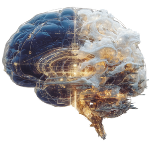 Futuristic Glowing Brain Vinyl Car Decal Sticker – Waterproof & UV-Resistant 6.826666666666667"