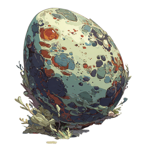 Speckled Egg Vinyl Car Decal Sticker – Waterproof & UV-Resistant 3.4133333333333336"