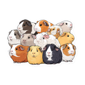 Guinea Pigs Sticker Vinyl Car Decal Sticker – Waterproof & UV-Resistant 3.4133333333333336" Guinea Pigs Sticker Vinyl Car Decal Sticker – Waterproof & UV-Resistant 3.4133333333333336"