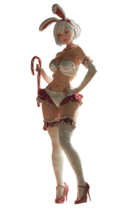 Christmas Anime Girl Vinyl Car Decal Sticker – Waterproof & UV-Resistant 4.586666666666667"