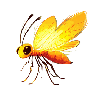 Glowing Firefly V3 Vinyl Car Decal Sticker – Waterproof & UV-Resistant 3.4133333333333336"