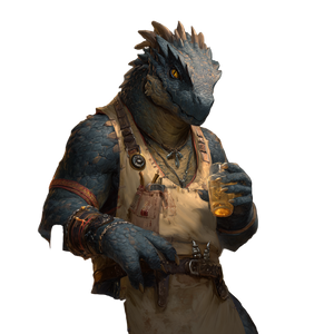 Dragonborn Bartender Vinyl Car Decal Sticker – Waterproof & UV-Resistant 3.4133333333333336"
