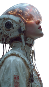 Cybernetic Human Wanderer Vinyl Car Decal Sticker – Waterproof & UV-Resistant 4.8533333333333335"