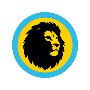 Lion Logo V10 Vinyl Car Decal Sticker – Waterproof & UV-Resistant 3.4133333333333336"
