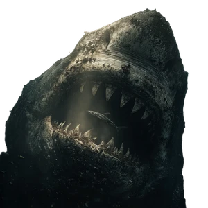 Ancient Zombie Shark Vinyl Car Decal Sticker – Waterproof & UV-Resistant 3.4133333333333336"