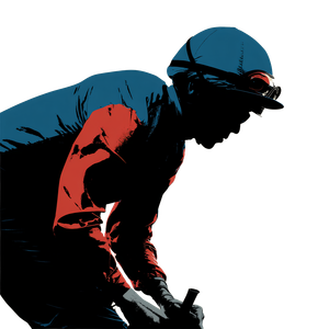 Racing Jockey Vinyl Car Decal Sticker – Waterproof & UV-Resistant 3.4133333333333336"