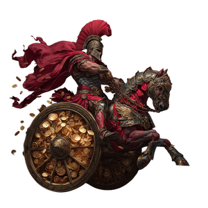 Roman Soldier Chariot Vinyl Car Decal Sticker – Waterproof & UV-Resistant 3.4133333333333336"