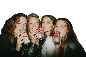 Girls Drinking Coke Vinyl Car Decal Sticker – Waterproof & UV-Resistant 2.986666666666667" Girls Drinking Coke Vinyl Car Decal Sticker – Waterproof & UV-Resistant 2.986666666666667"