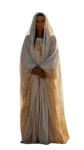 Biblical Hebrew Woman V2 Vinyl Car Decal Sticker – Waterproof & UV-Resistant 9.706666666666667"