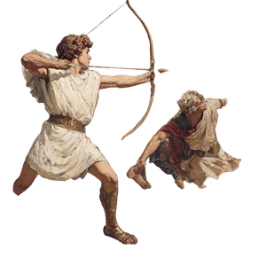 David Defeats Goliath V2 Vinyl Car Decal Sticker – Waterproof & UV-Resistant 3.4133333333333336"