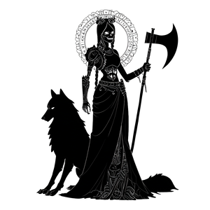 Hel And Fenrir Vinyl Car Decal Sticker – Waterproof & UV-Resistant 6.826666666666667"