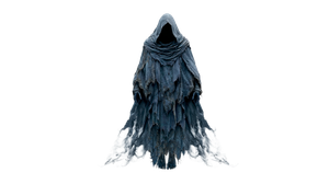 Ghostly Hooded Figure Vinyl Car Decal Sticker – Waterproof & UV-Resistant 5.4