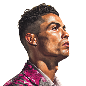 Cristiano Ronaldo V7 Vinyl Car Decal Sticker – Waterproof & UV-Resistant 3.4133333333333336"