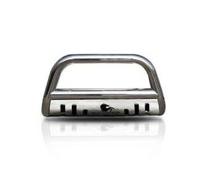 2022-2024 Nissan Frontier Bull Bar | Polished Stainless Steel, Bolt-On, Rust-Resistant, Skid Plate, Limited Warranty 2022-2024 Nissan Frontier Bull Bar | Polished Stainless Steel, Bolt-On, Rust-Resistant, Skid Plate, Limited Warranty