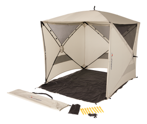 Lippert Portable Canopy | Pop-Up Sun Shelter with UV Protection | Mesh Windows | Easy Set Up | Carry Bag Included Lippert Portable Canopy | Pop-Up Sun Shelter with UV Protection | Mesh Windows | Easy Set Up | Carry Bag Included