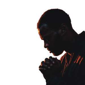 Praying Man V21 Vinyl Car Decal Sticker – Waterproof & UV-Resistant 3.4133333333333336"