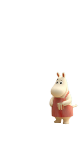 Moomin Morning Vinyl Car Decal Sticker – Waterproof & UV-Resistant 4.8533333333333335"