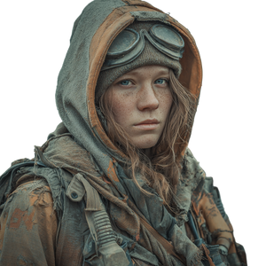 Post-Apocalyptic Woman V7 Vinyl Car Decal Sticker – Waterproof & UV-Resistant 3.4133333333333336" Post-Apocalyptic Woman V7 Vinyl Car Decal Sticker – Waterproof & UV-Resistant 3.4133333333333336"