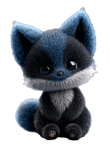 Chibi Fox Plushie V2 Vinyl Car Decal Sticker – Waterproof & UV-Resistant 8.213333333333333"