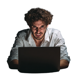 Angry Young Man V6 Vinyl Car Decal Sticker – Waterproof & UV-Resistant 6.826666666666667"