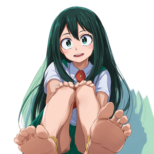 Tsuyu Asui'S Feet Vinyl Car Decal Sticker – Waterproof & UV-Resistant 6.826666666666667"