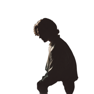 Sad Man Sitting V3 Vinyl Car Decal Sticker – Waterproof & UV-Resistant 6.826666666666667"